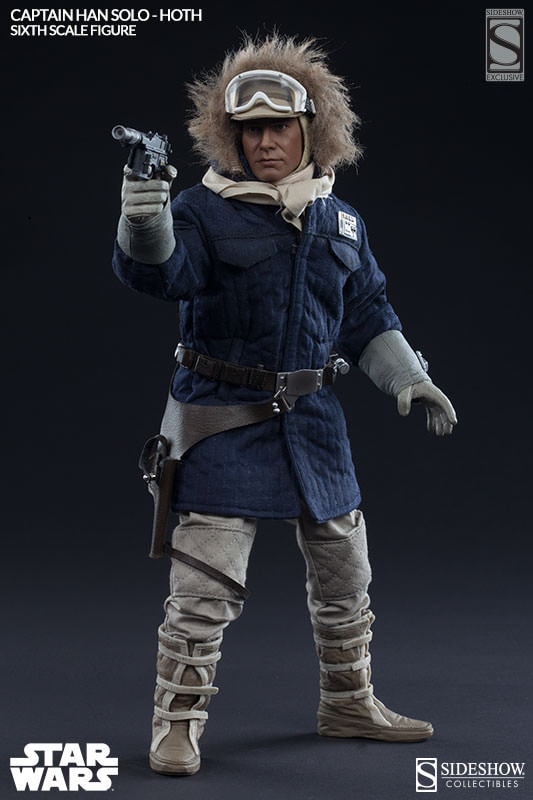 Star Wars Captain Han Solo - Hoth Sixth Scale Figure by Side