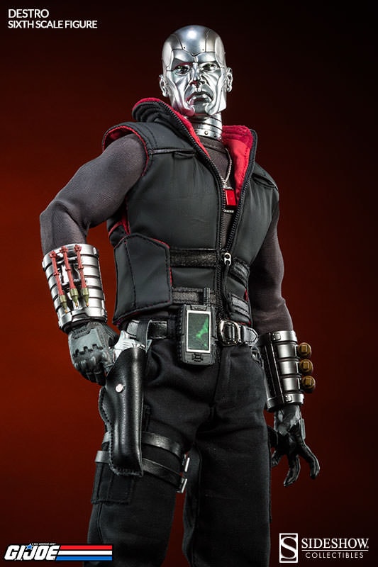 G.I. Joe Destro Sixth Scale Figure  (Prototype Shown) View 8