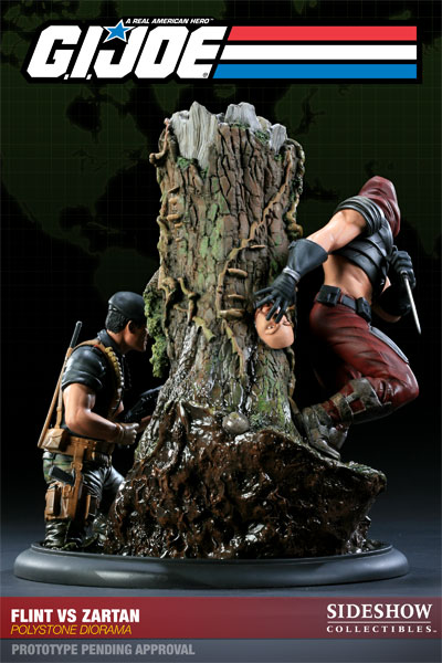 G.I. Joe Flint VS Zartan Diorama Polystone Diorama  Collector Edition View 7