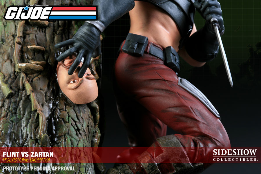 G.I. Joe Flint VS Zartan Diorama Polystone Diorama  Collector Edition View 14