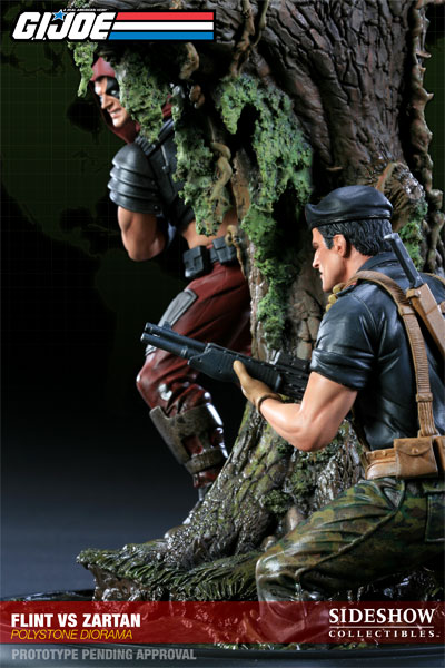 G.I. Joe Flint VS Zartan Diorama Polystone Diorama  Collector Edition View 16