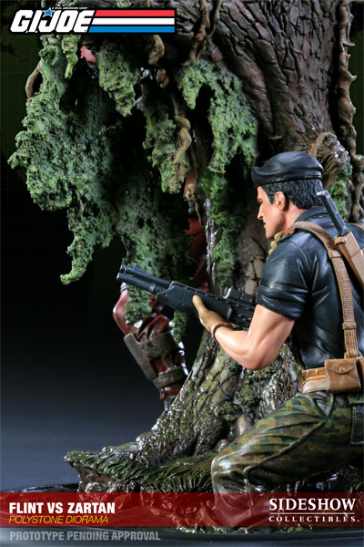 G.I. Joe Flint VS Zartan Diorama Polystone Diorama  Collector Edition View 17