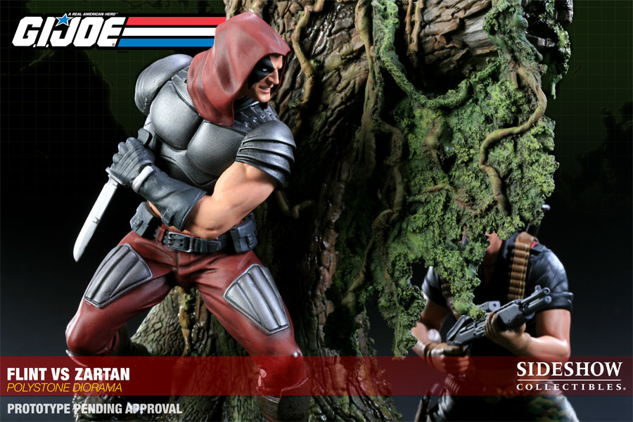 G.I. Joe Flint VS Zartan Diorama Polystone Diorama  Collector Edition View 18