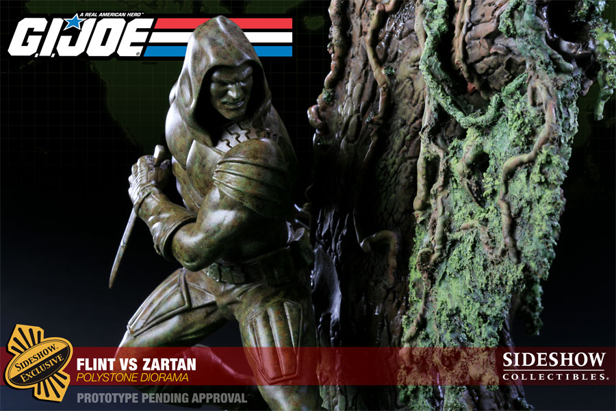 G.I. Joe Flint VS Zartan Diorama Polystone Diorama  View 3