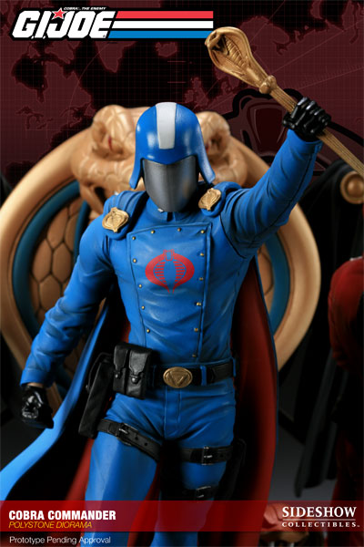 G.I. Joe Cobra Commander Diorama Polystone Diorama  Collector Edition View 2
