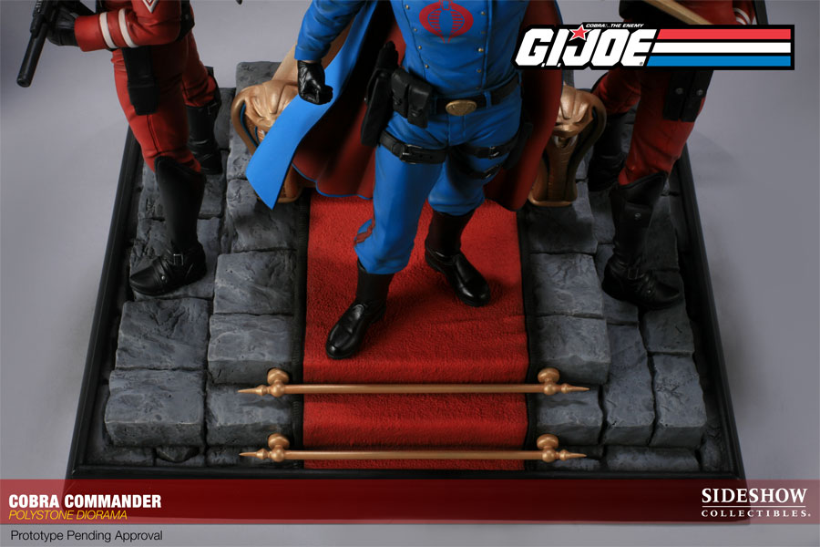 G.I. Joe Cobra Commander Diorama Polystone Diorama  Collector Edition View 5