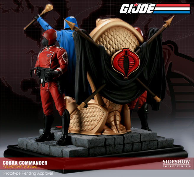 G.I. Joe Cobra Commander Diorama Polystone Diorama  Collector Edition View 7