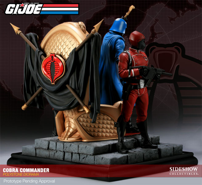 G.I. Joe Cobra Commander Diorama Polystone Diorama  Collector Edition View 8