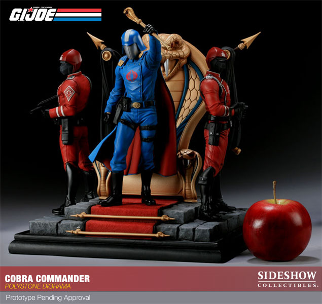 G.I. Joe Cobra Commander Diorama Polystone Diorama  Collector Edition View 10