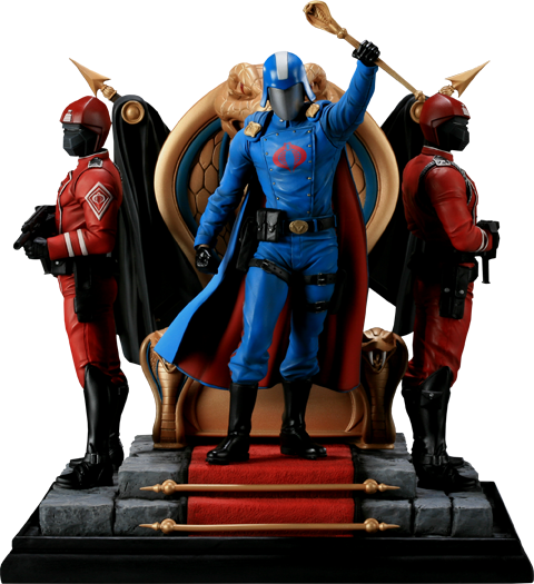 G.I. Joe Cobra Commander Diorama Polystone Diorama  Collector Edition View 11