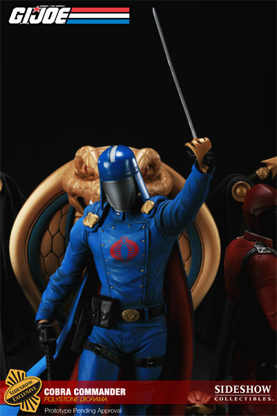 G.I. Joe Cobra Commander Diorama Polystone Diorama  View 4