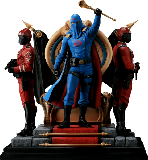 G.I. Joe Cobra Commander Diorama Polystone Diorama  View 15