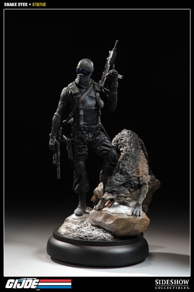 G.I. Joe Snake Eyes and Timber Polystone Statue by Sideshow