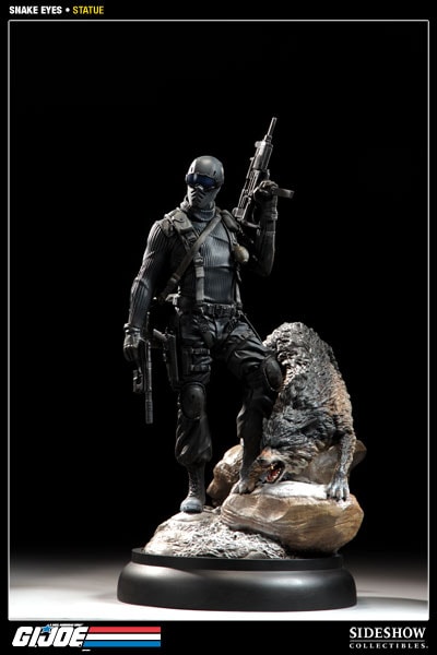G.I. Joe Snake Eyes and Timber Polystone Statue by Sideshow