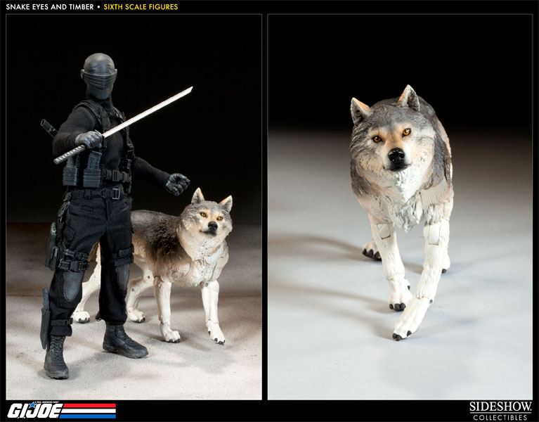 G.I. Joe Snake Eyes and Timber Sixth Scale Figure  Collector Edition View 7