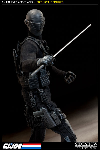 G.I. Joe Snake Eyes and Timber Sixth Scale Figure by Sideshow