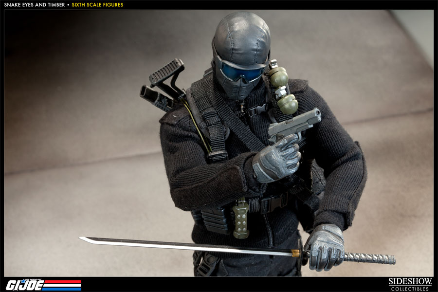 G.I. Joe Snake Eyes and Timber Sixth Scale Figure  Collector Edition View 15