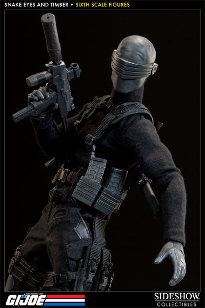 G.I. Joe Snake Eyes and Timber Sixth Scale Figure  Collector Edition View 16