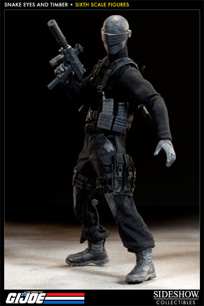 G.I. Joe Snake Eyes and Timber Sixth Scale Figure  Collector Edition View 17