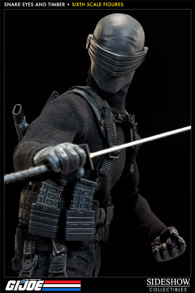 G.I. Joe Snake Eyes and Timber Sixth Scale Figure  Collector Edition View 18