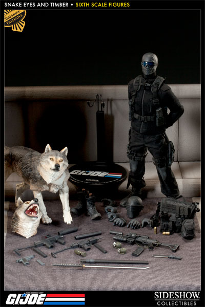 G.I. Joe Snake Eyes and Timber Sixth Scale Figure  View 3