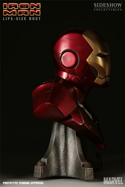 Iron man hotsell bust sideshow
