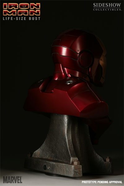 Marvel Iron Man Life-Sized Bust by Sideshow | Sideshow Collectibles