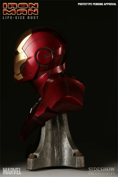 Marvel Iron Man Life-Sized Bust by Sideshow | Sideshow Collectibles