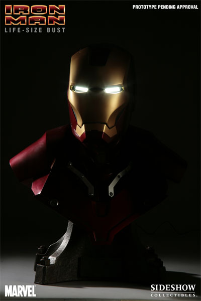 Marvel Iron Man Life-Size Bust  Collector Edition View 9