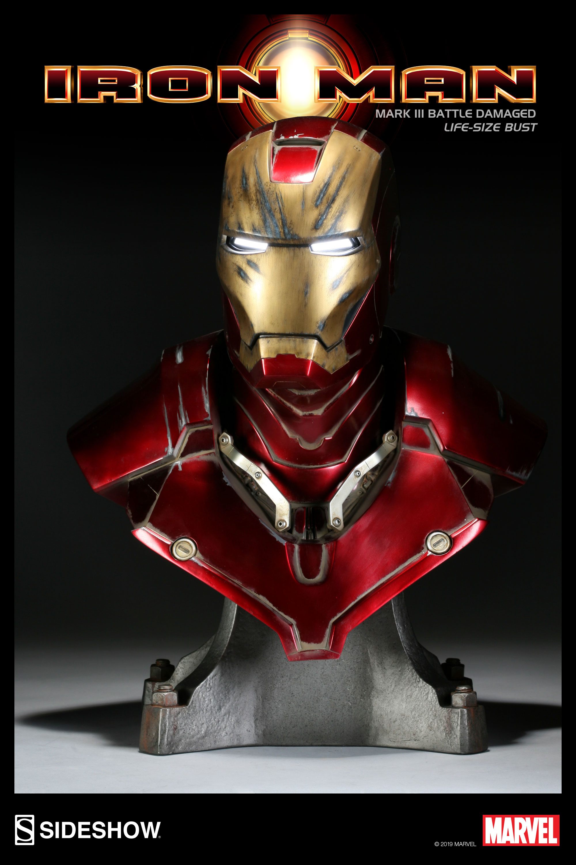 Marvel Iron Man Life-Sized Bust by Sideshow | Sideshow Collectibles