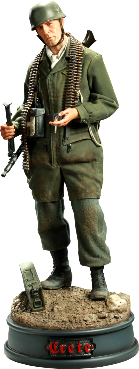 Battle of Crete: German Paratrooper Premium Format™ Figure  View 7