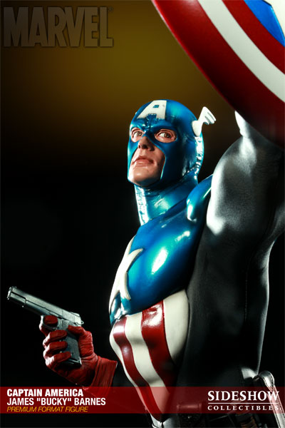 Marvel Captain America - James 'Bucky' Barnes Premium Format™ Figure  Collector Edition View 8