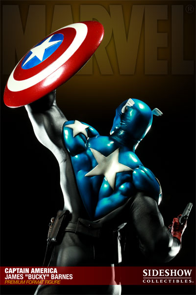Marvel Captain America - James 'Bucky' Barnes Premium Format™ Figure  Collector Edition View 9