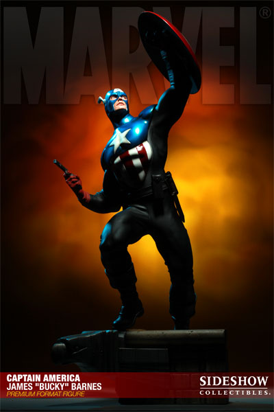 Marvel Captain America - James 'Bucky' Barnes Premium Format™ Figure  Collector Edition View 10