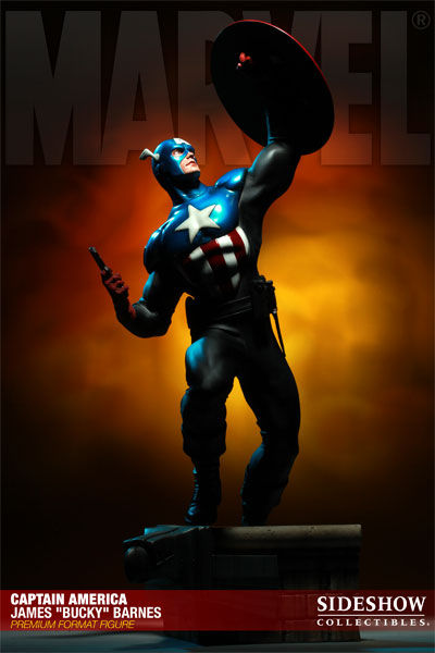 Marvel Captain America - James 'Bucky' Barnes Premium Format™ Figure  Collector Edition View 11