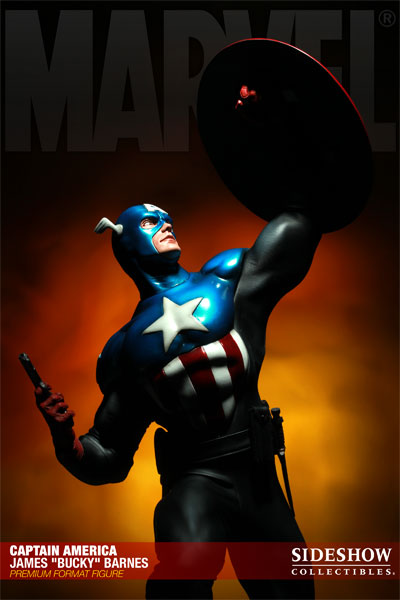 Marvel Captain America - James 'Bucky' Barnes Premium Format™ Figure  Collector Edition View 12