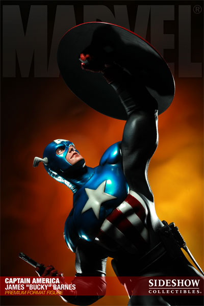 Marvel Captain America - James 'Bucky' Barnes Premium Format™ Figure  Collector Edition View 13