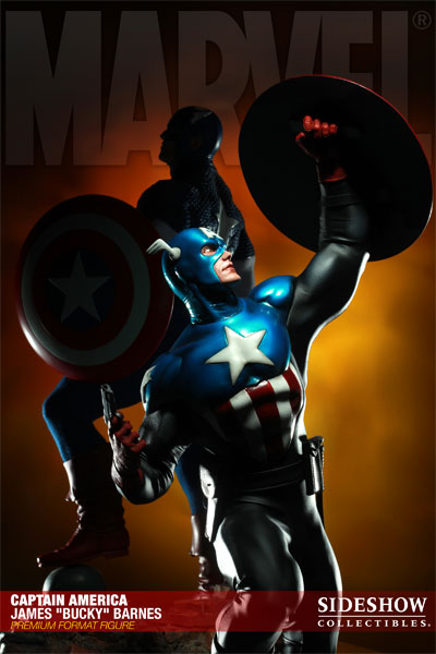 Marvel Captain America - James 'Bucky' Barnes Premium Format™ Figure  Collector Edition View 14