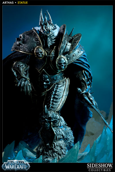 Warcraft Arthas Polystone Statue  View 7