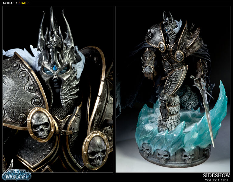 Warcraft Arthas Polystone Statue  View 9