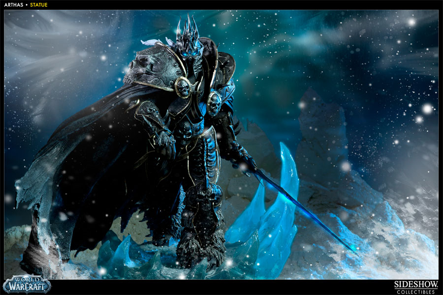 Warcraft Arthas Polystone Statue  View 12
