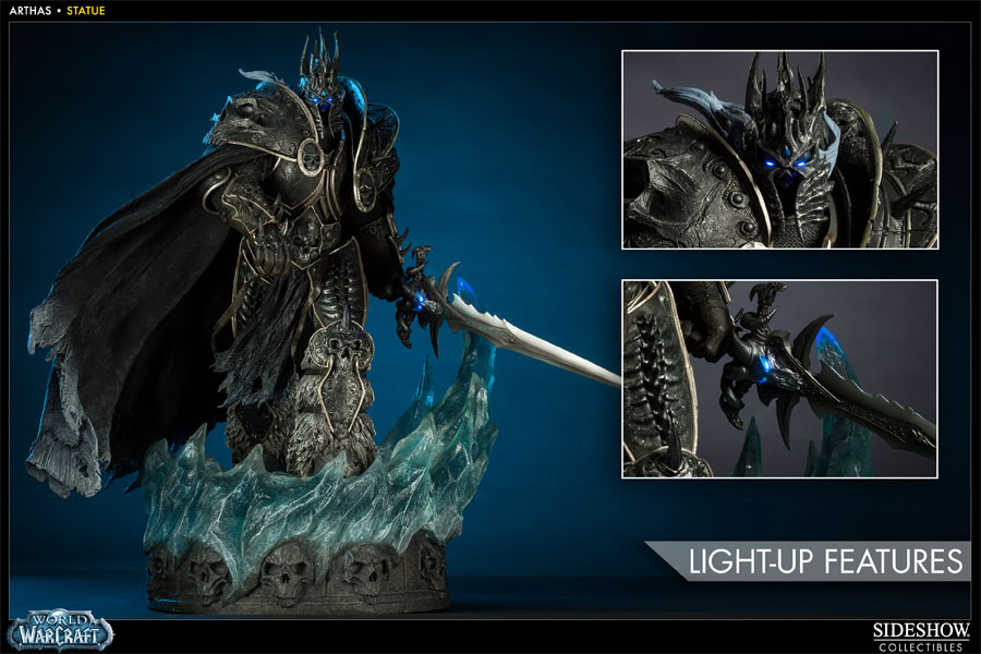Warcraft Arthas Polystone Statue  View 13