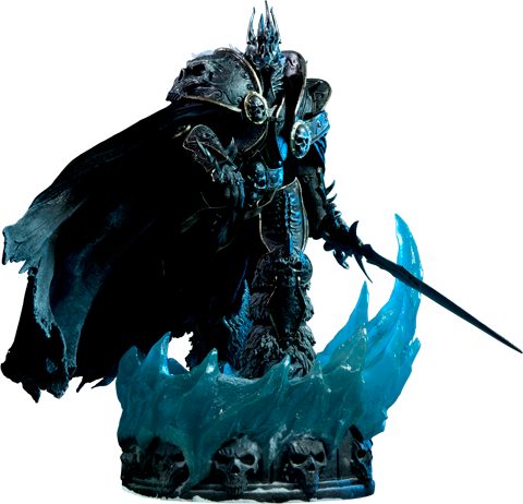 Warcraft Arthas Polystone Statue  View 14