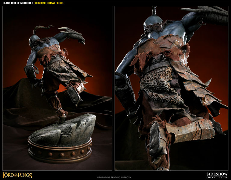 The Lord of the Rings Black Orc of Mordor Premium Format™ Figure  Collector Edition View 4