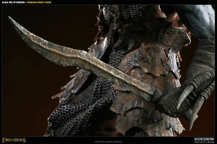 The Lord of the Rings Black Orc of Mordor Premium Format™ Figure  Collector Edition View 7