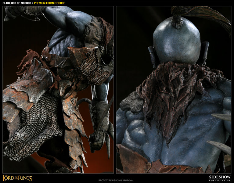 The Lord of the Rings Black Orc of Mordor Premium Format™ Figure  Collector Edition View 8
