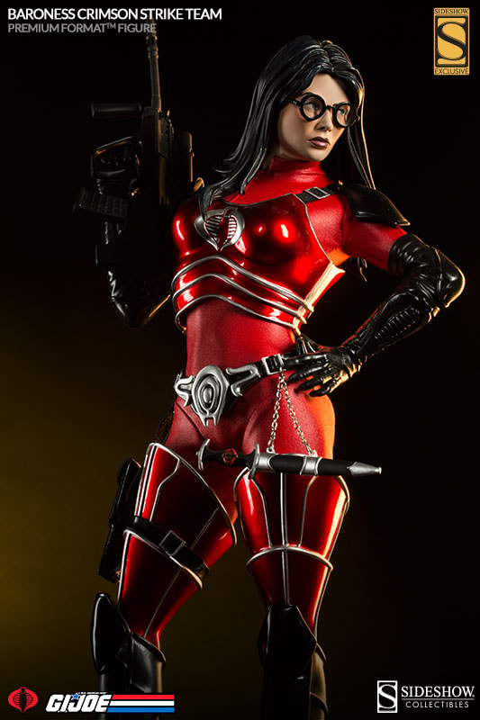 G.I. Joe Baroness Crimson Strike Team Premium Format™ Figure  Exclusive Edition View 4