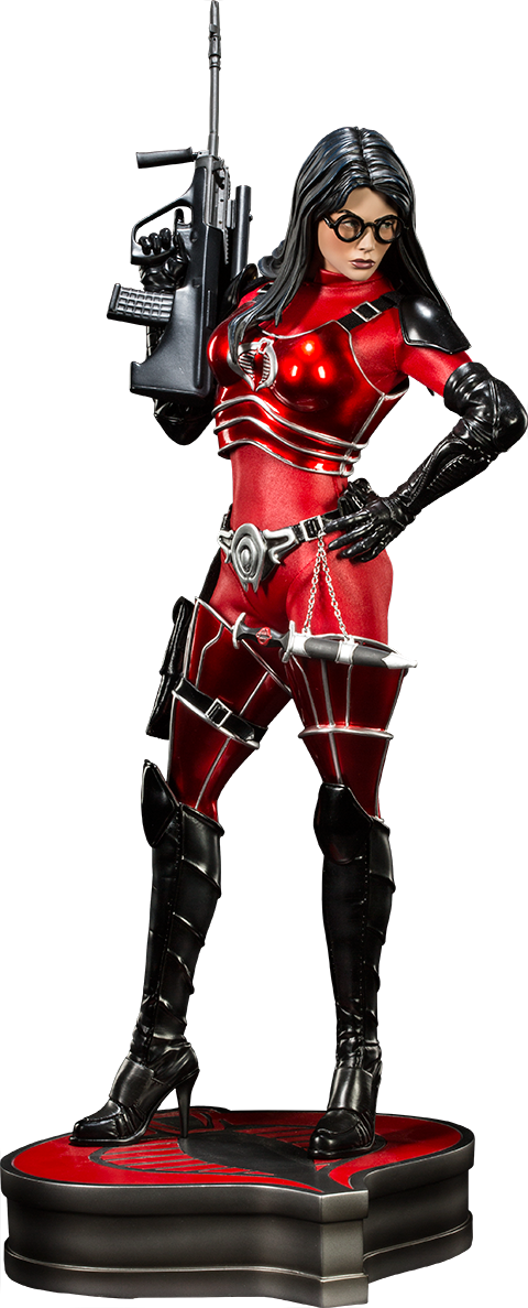 G.I. Joe Baroness Crimson Strike Team Premium Format™ Figure  Exclusive Edition View 7