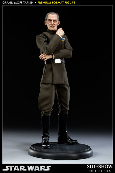 Star Wars Grand Moff Tarkin and I-TO Interrogator Droid Premium Format™ Figure  View 1