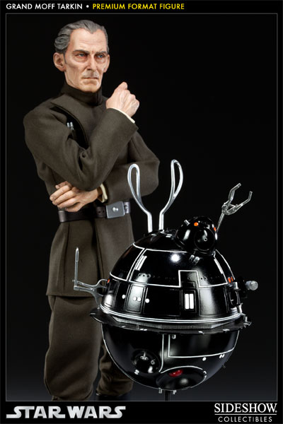 Star Wars Grand Moff Tarkin and I-TO Interrogator Droid Premium Format™ Figure  View 7
